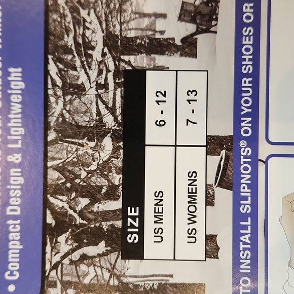 NWT Yukon Charlie's SlipNots Traction Soles 2 pair pack M sz 6-12, W 7-13 - Picture 10 of 11